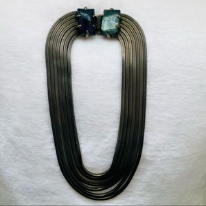 Dominique Aurientis gunmetal necklace